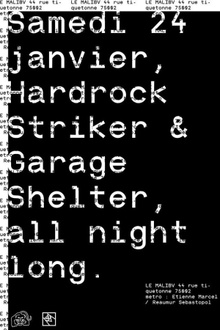 SKYLAX PARTY w/ Hardrock Striker & Garage Shelter