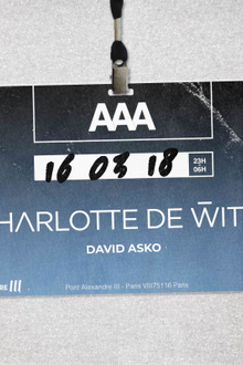 AAA Paris : Charlotte de Witte