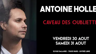 Concert Pop Soul, Antoine Holler, 30 et 31 Aout, Caveau des Oubliettes