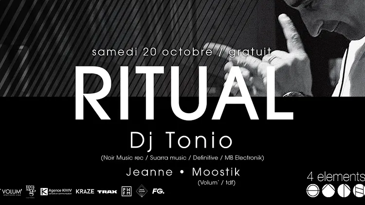 Ritual W/ Tonio (Définitive / Noir music rec. / Suara Music / MB Elektroniks)