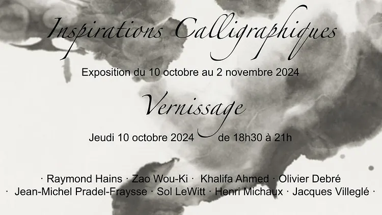 "Inspirations Calligraphiques" - Group Show