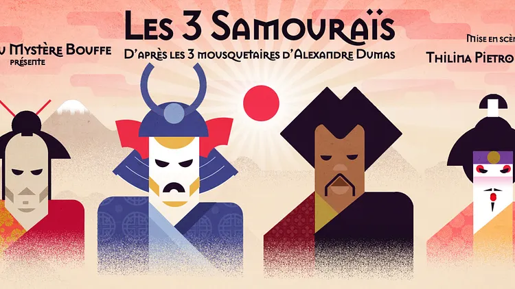 Les 3 Samouraïs, d'après "Les Trois Mousquetaires" d'Alexandre Dumas