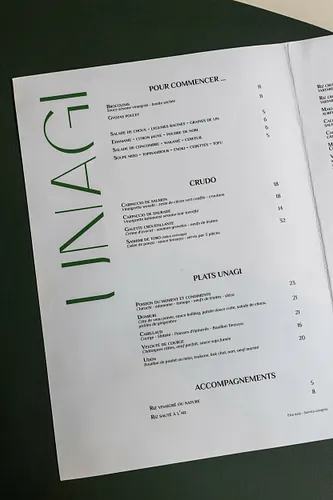 Unagi Restaurant Paris