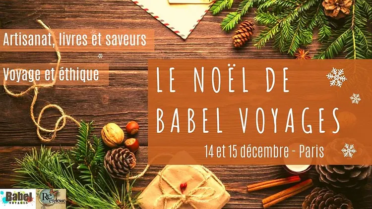 Le marché de Noël éthique de Babel Voyages à la REcyclerie