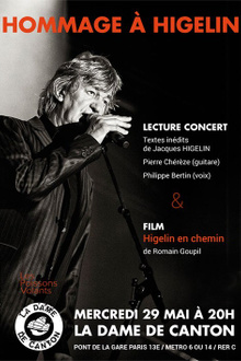 Hommage à Higelin // Lecture-Concert / Philippe Bertin + Pierre Chérèze