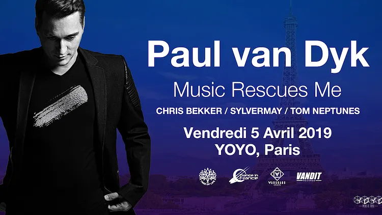 Crush : Paul van Dyk in Paris Music Rescues Me Tour