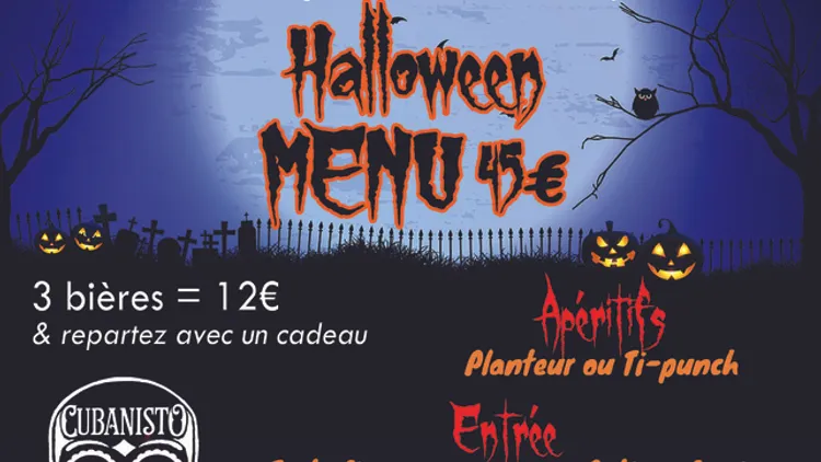 Soirée Halloween au restaurant La Créole