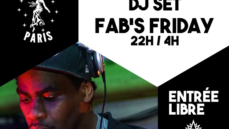 Dj Fab aux platines du Bar Demory-Paris