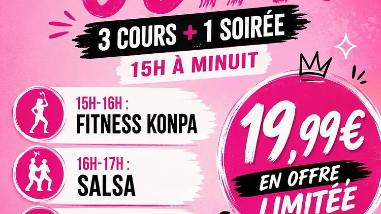 Cours de fitness konpa, salsa, konpa gouyad