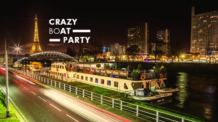 CRAZY BOAT LATINO (CROISIÈRE, OPEN BAR, BUFFET, FILLE=GRATUIT, 2 AMBIANCES, TOUR EIFFEL
