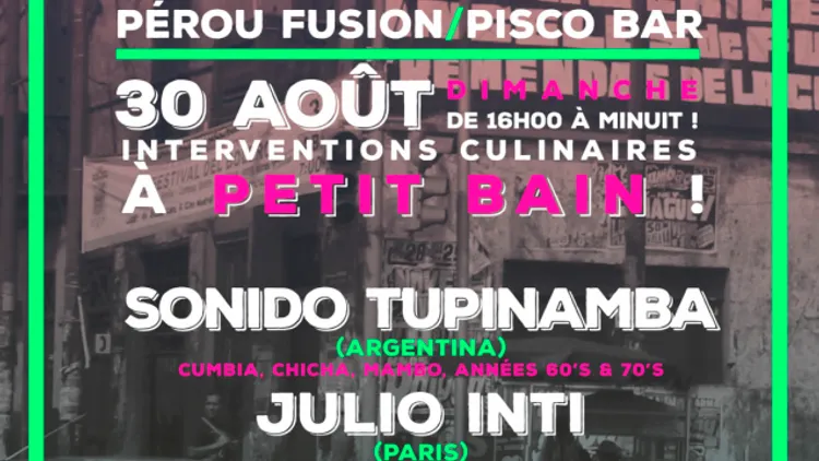 Ceviches, Cumbias & Chilcanos par Pérou Fusion/Pisco Bar