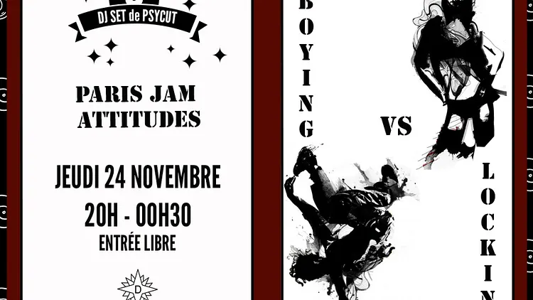 Paris Jam Attitude// Bboying vs Locking