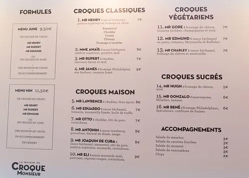 La Maison du Croque Monsieur Restaurant Paris