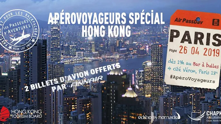 ApéroVoyageurs Spécial Hong Kong à Paris