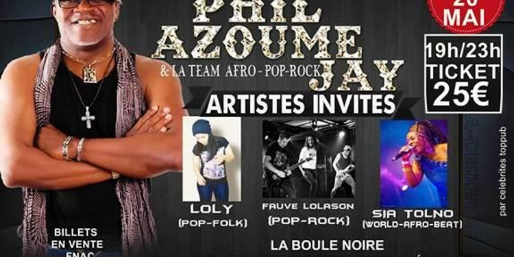 Phil Azoumé Jay en concert live à La Boule Noire