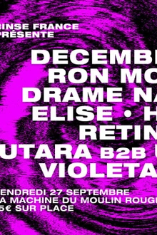 Rinse France Présente Ron Morelli, Hodge, December & More