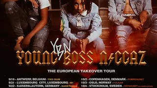 YBN en concert à Paris: YBN Nahmir, YBN Almighty Jay, YBN Cordae