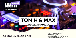 Tom H et Max en Dj set 100% vinyls (House, Minimal)