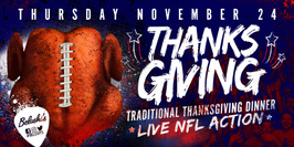 Thanksgiving Dinner and NFL action live!