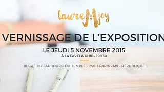 LAUREMJOY- Vernissage de l'exposition