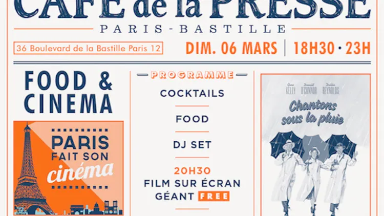 Food & Cinéma : Chantons Sous La Pluie