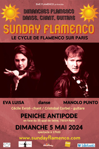 Sunday Flamenco - La Péniche Antipode - dimanche 5 mai