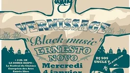 VERNISSAGE A LA POP UP GALERIE :  BLACK MUSIC PAR ERNESTO NO