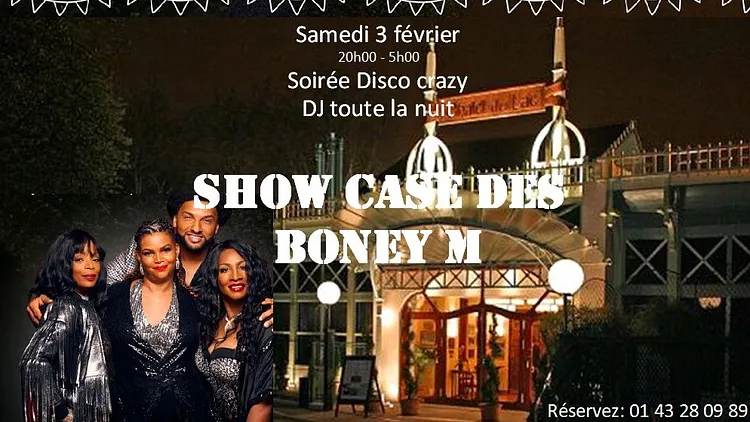 SOIRÉE DISCO CRAZY & SHOW CASE BONEY M