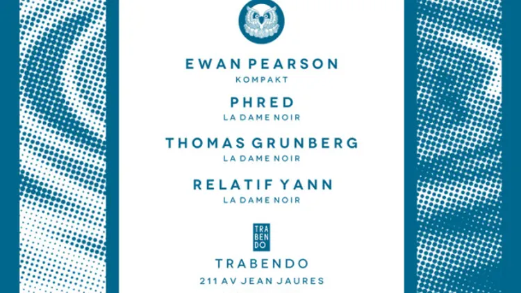 Blank Club : La dame Noir 5th Anniversary feat. Ewan Pearson