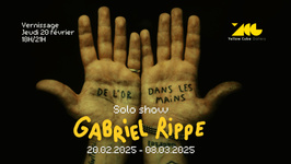 Exposition "De l'or dans les mains" Gabriel Rippe à la Yellow cube Gallery