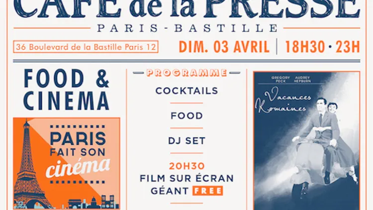 Food & Cinéma : Vacances Romaines