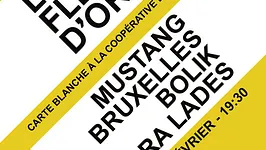 CARTE BLANCHE À LA COOPÉRATIVE DE MAI : MUSTANG + BRUXELLES + BOLIK + NIANDRA LADES