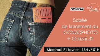 Soirée de lancement/expo de Gonzophoto + Gonzai 24