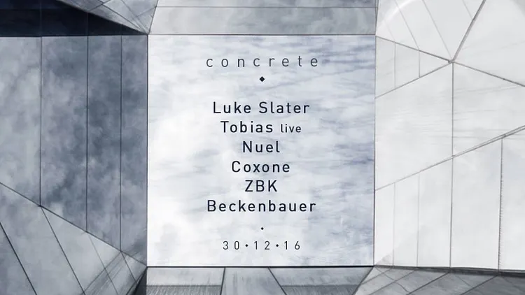 Concrete : Luke Slater, Tobias live, Nuel