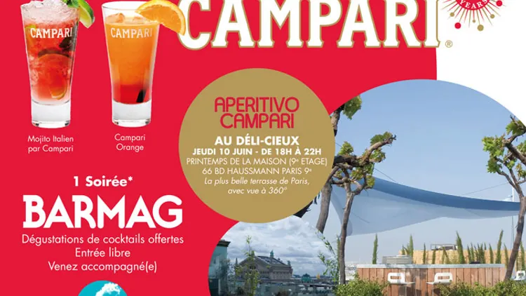 Aperitivo Campari au Déli-Cieux
