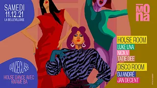 Mona with Nick V, Tatie Dee, André, Dance Class + Guests