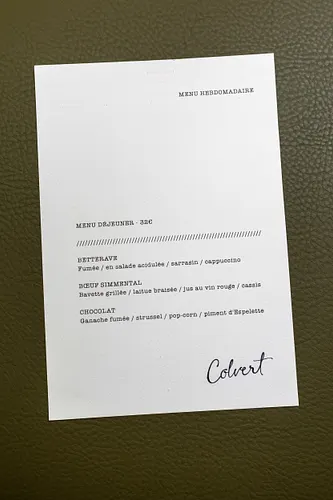 Colvert Restaurant Paris