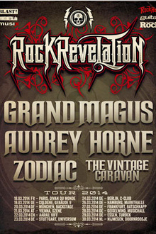 Grand Magus + Audrey Horne + Zodiac + the vintage caravan