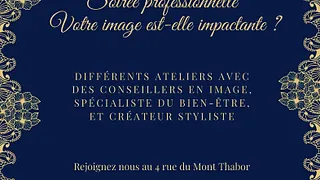 Soirée professionnelle “Conseil en image”