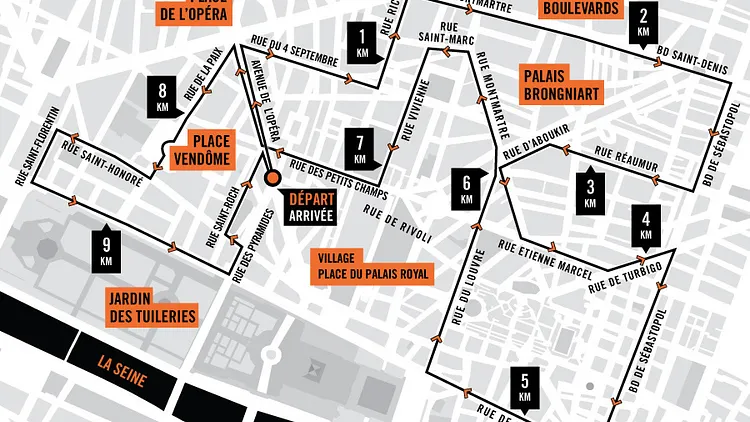 10km Paris centre Nike