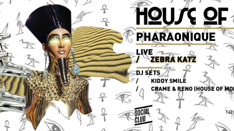 HOUSE OF MODA :  Zebra Katz live, Kiddy Smile, Crame, Reno