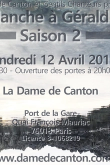 Carte blanche à GERALD GENTY