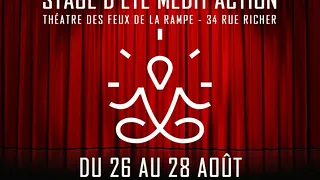 Stage de fin d'été : Médit'action