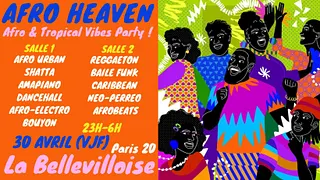 Afro Heaven ~ Afro Vibes Party afrobeats, afropop, afro-éléctro, caribbean, shatta, urban tropical !