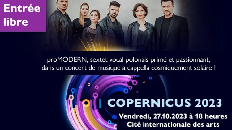 proMODERN, sextet vocal dans un concert de musique a cappella cosmiquement solaire !