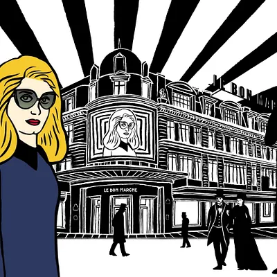 160 ans du Bon Marché : Catherine Deneuve investit le temple du luxe