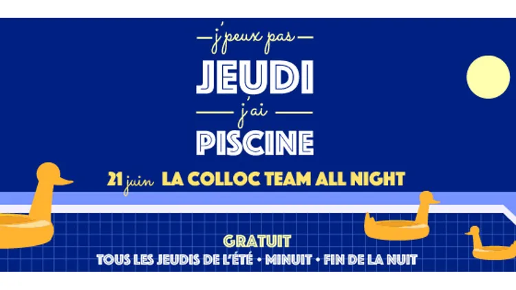 Jeudi Piscine