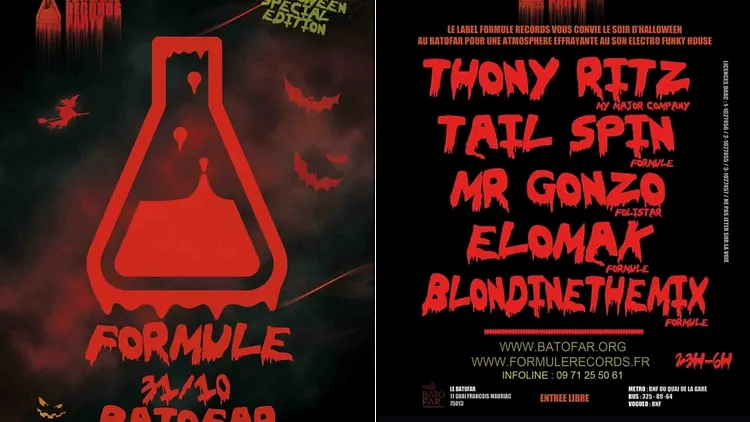 FORMULE RECORDS PARTY EDITION SPÉCIAL HALLOWEEN