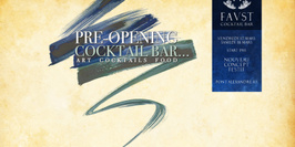 Faust : Pré-opening Cocktail Bar