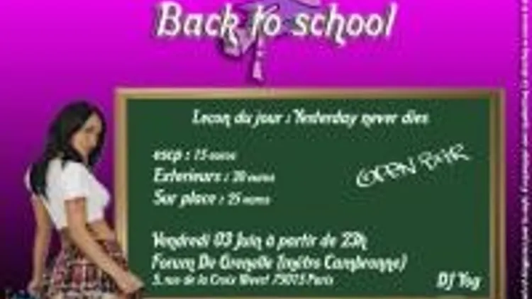 Back To School